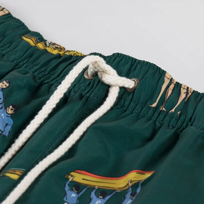 Pompeii Rowing Swim Trunks Pine-4
