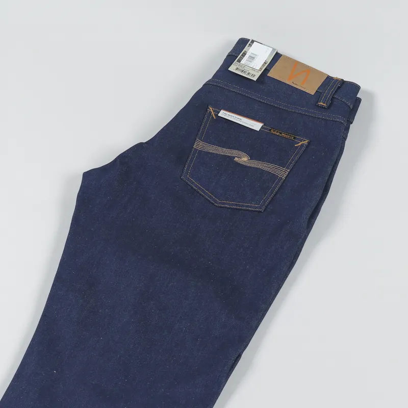 Nudie Jeans Rad Rufus Dry 70s Blue-3
