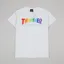 Thrasher Skateboard Magazine Rainbow T Shirt White