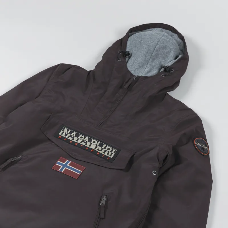 Napapijri Rainforest Winter Pocket Jacket Brown Ebony-2