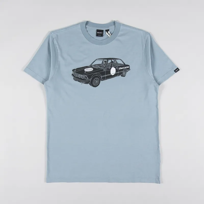 Deus Ex Machina Rallyeye T Shirt Smoky Blue