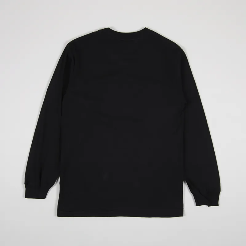 Skateboard Cafe Rammi Polaroid Long Sleeve T Shirt Black-1