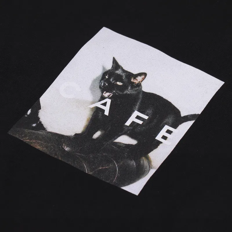 Skateboard Cafe Rammi Polaroid Long Sleeve T Shirt Black-3