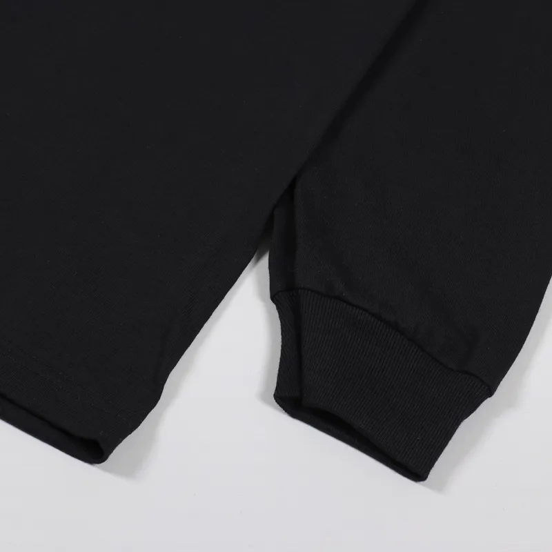 Skateboard Cafe Rammi Polaroid Long Sleeve T Shirt Black-5