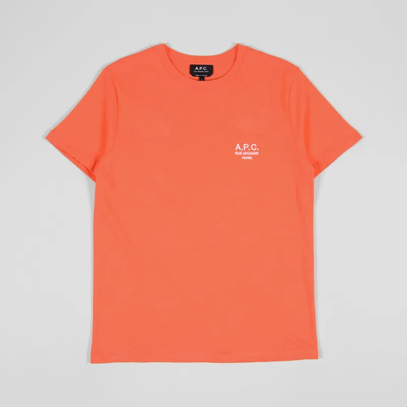 A.P.C. Raymond T Shirt Coral