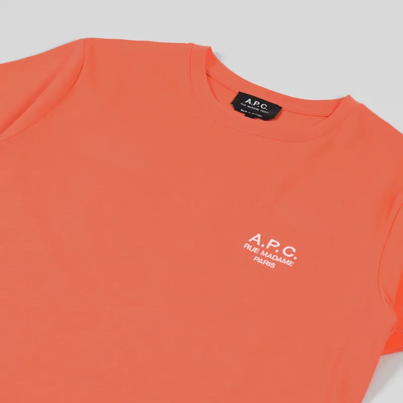 A.P.C. Raymond T Shirt Coral-2