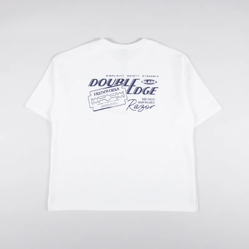 FrizmWORKS Razor Blade T Shirt White