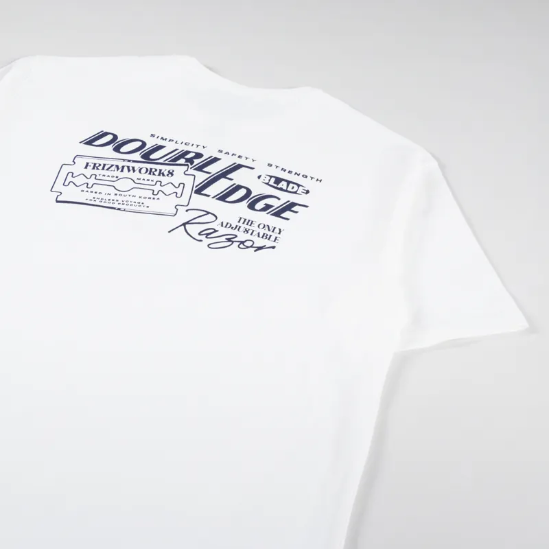 FrizmWORKS Razor Blade T Shirt White-2