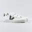 Veja Womens Recife Logo Chromefree Shoes Extra White Black