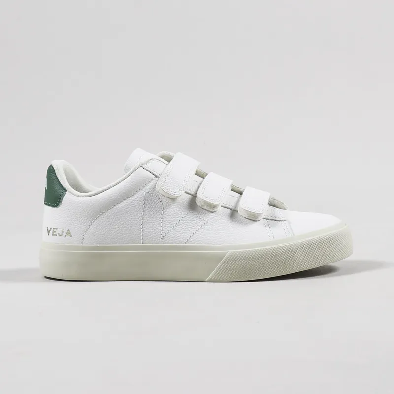 Veja Womens Recife Chromefree Shoes Extra White Emeraude-4