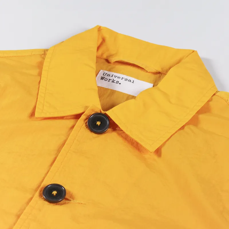 Universal Works Bakers Chore Jacket Orange Recycled Nylon Tech-9