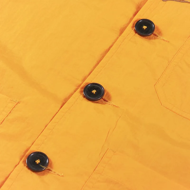 Universal Works Bakers Chore Jacket Orange Recycled Nylon Tech-8