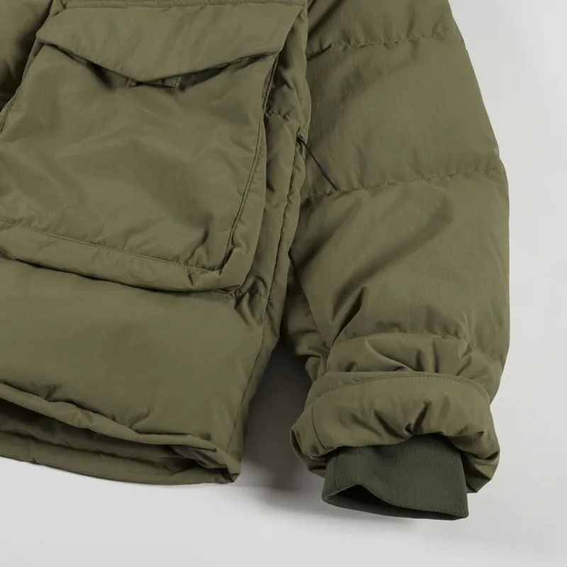 Snow Peak Recycled Lightweight Down Jacket Olive-5