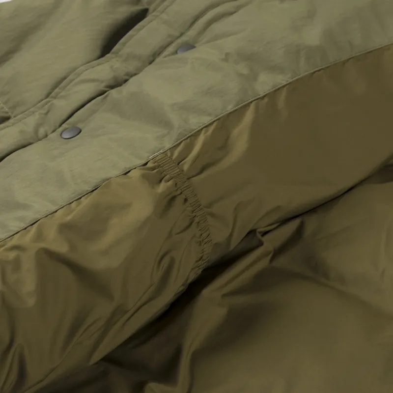 Snow Peak Recycled Lightweight Down Jacket Olive-7