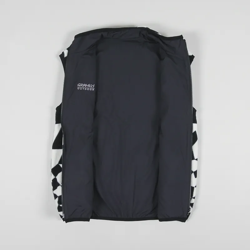 Gramicci Reversible Vest Black Check-2