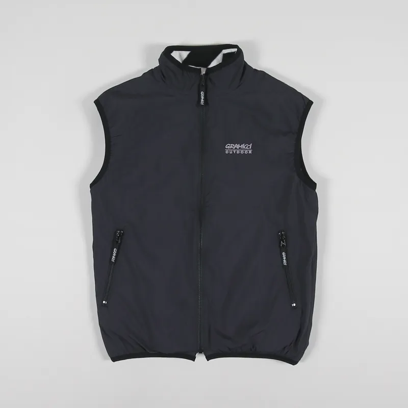 Gramicci Reversible Vest Black Check-1