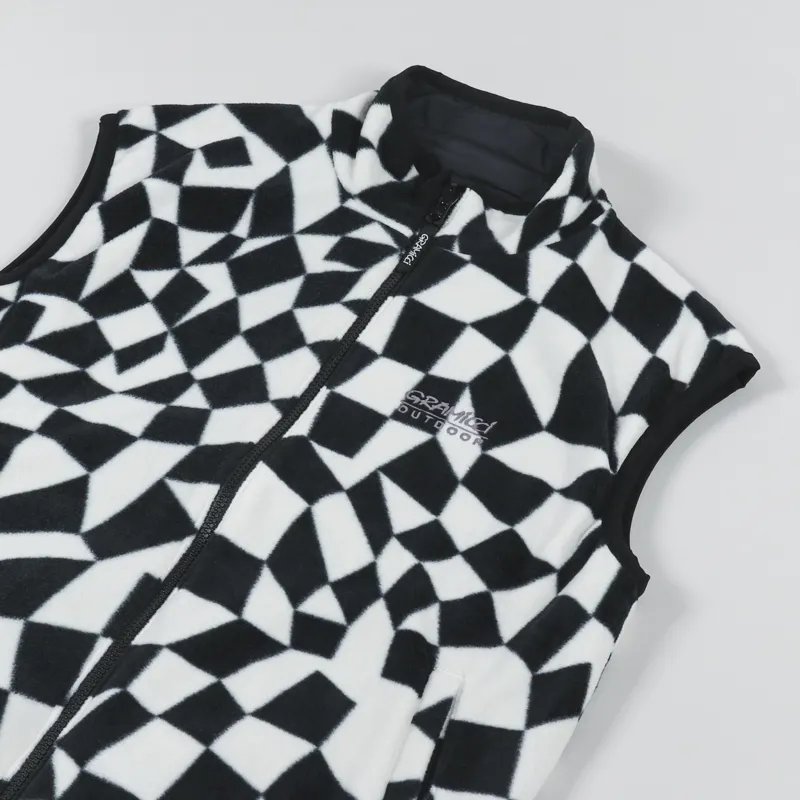 Gramicci Reversible Vest Black Check-4