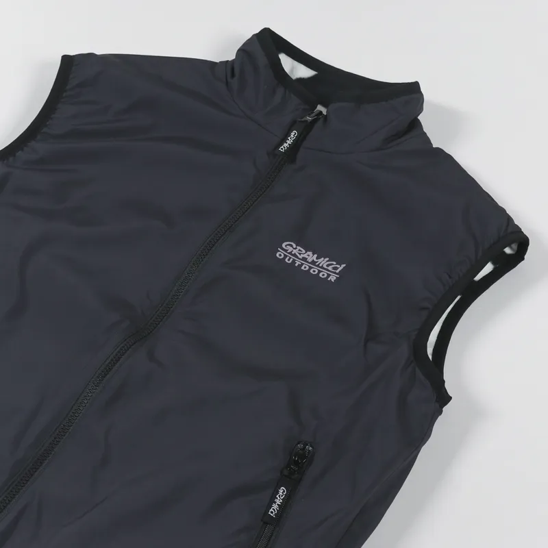 Gramicci Reversible Vest Black Check-5