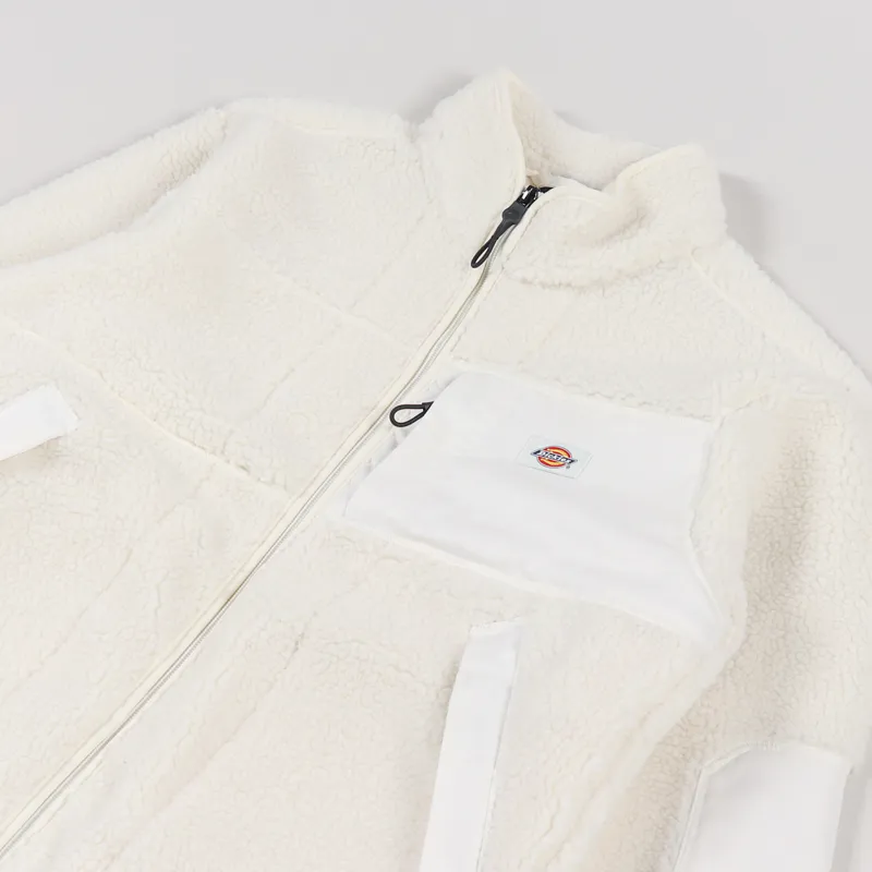 Dickies Red Chute Sherpa Fleece Ecru-3