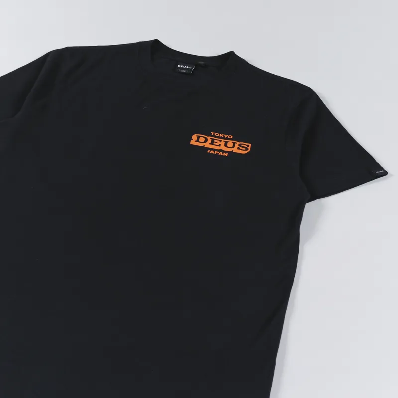 Deus Ex Machina Redline T Shirt Black-3