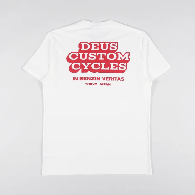 Deus Ex Machina Redline T Shirt Vintage White