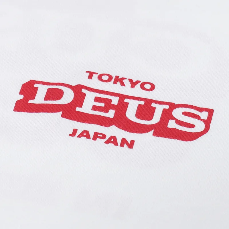 Deus Ex Machina Redline T Shirt Vintage White-5