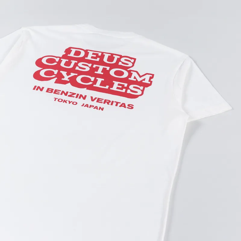 Deus Ex Machina Redline T Shirt Vintage White-2