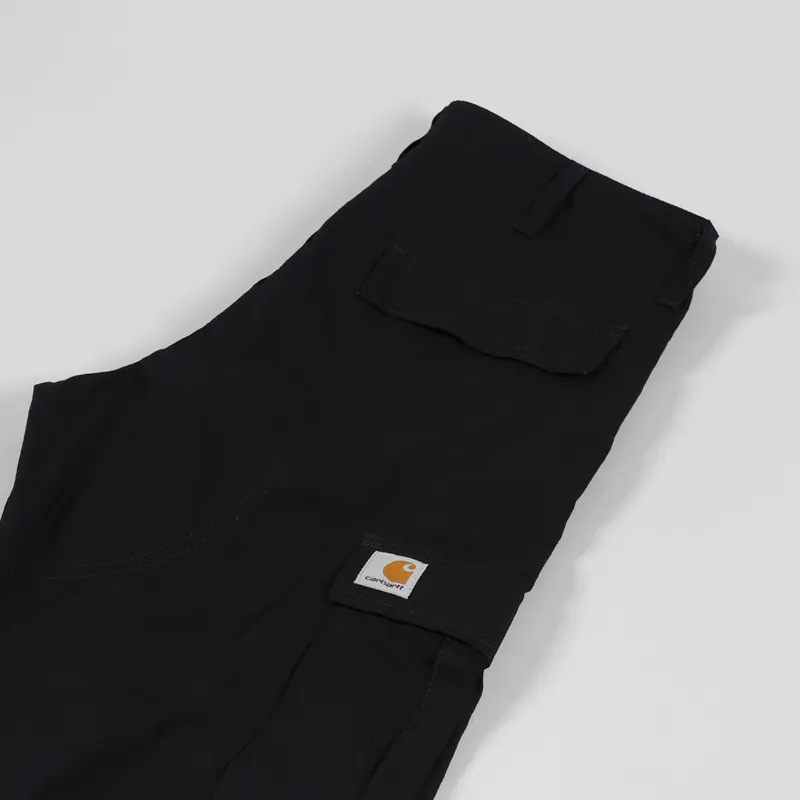 Carhartt WIP Regular Cargo Pant Black Columbia Ripstop-5