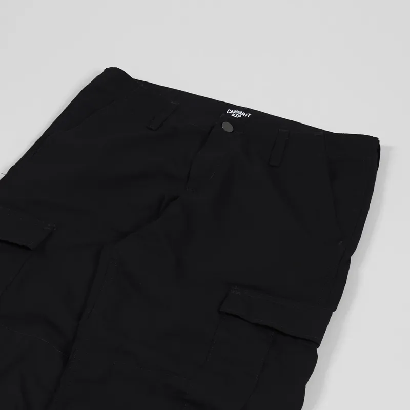 Carhartt WIP Regular Cargo Pant Black Columbia Ripstop-3