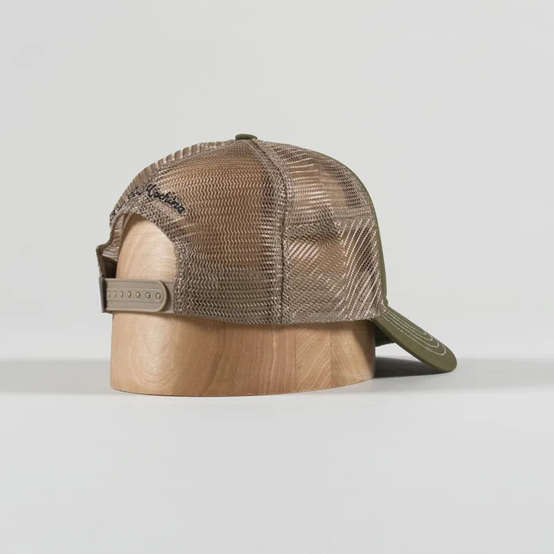 Deus Ex Machina Reggie Trucker Cap Olive-2