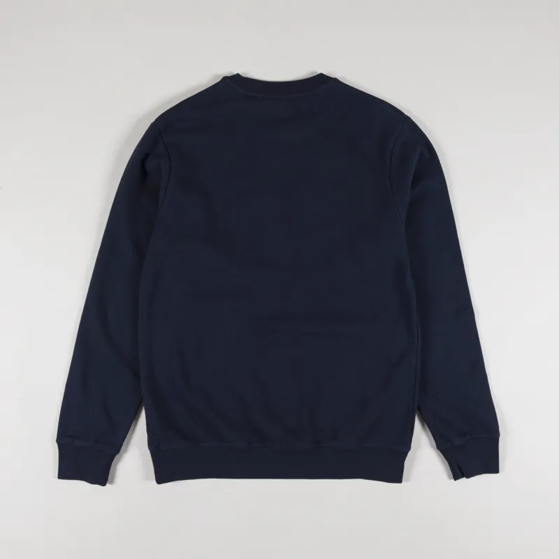Deus Ex Machina Relief Crew Sweat Navy-1
