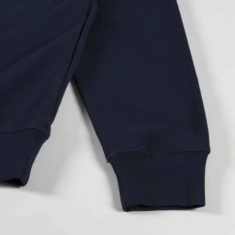 Deus Ex Machina Relief Crew Sweat Navy-3