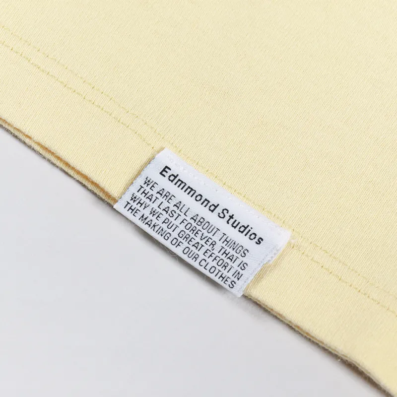 Edmmond Studios Remastered T Shirt Light Yellow-4