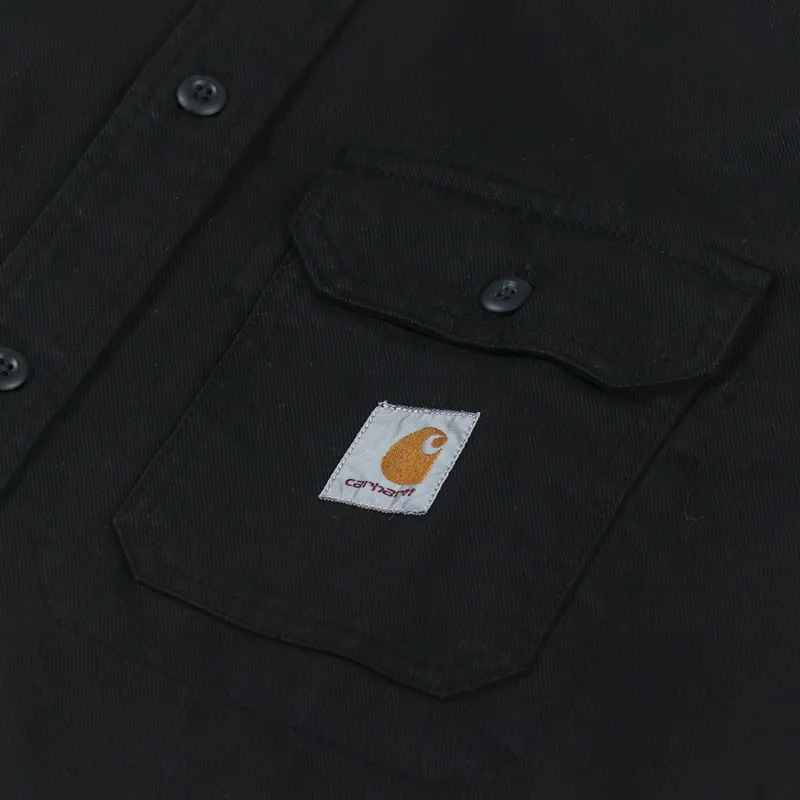 Carhartt WIP Reno Shirt Jac Black-7