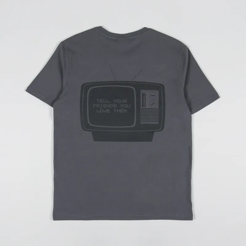 Working Class Heroes TV T Shirt Anthracite