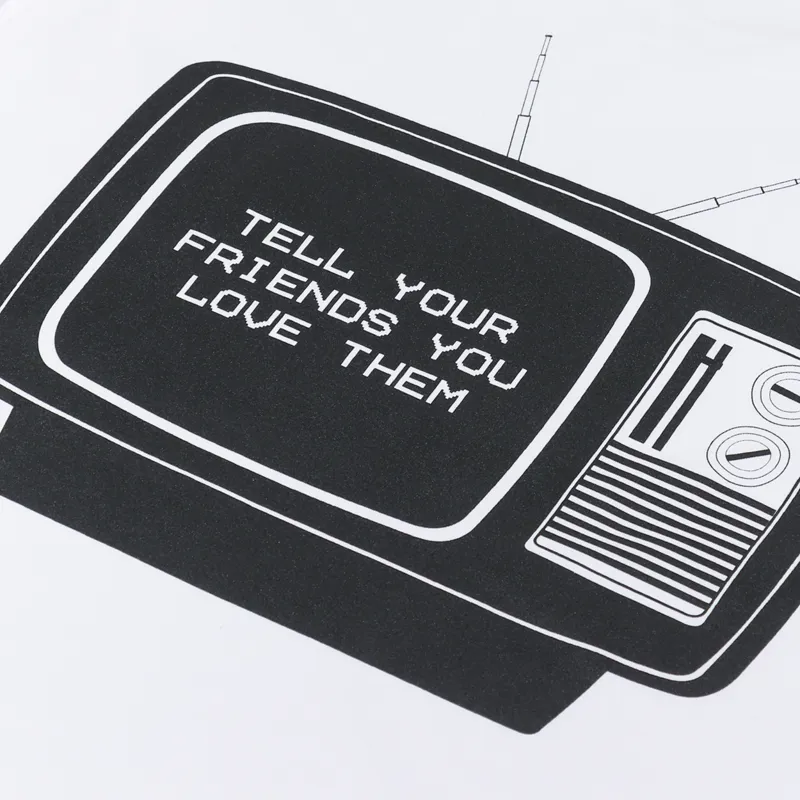 Working Class Heroes TV T Shirt White-4