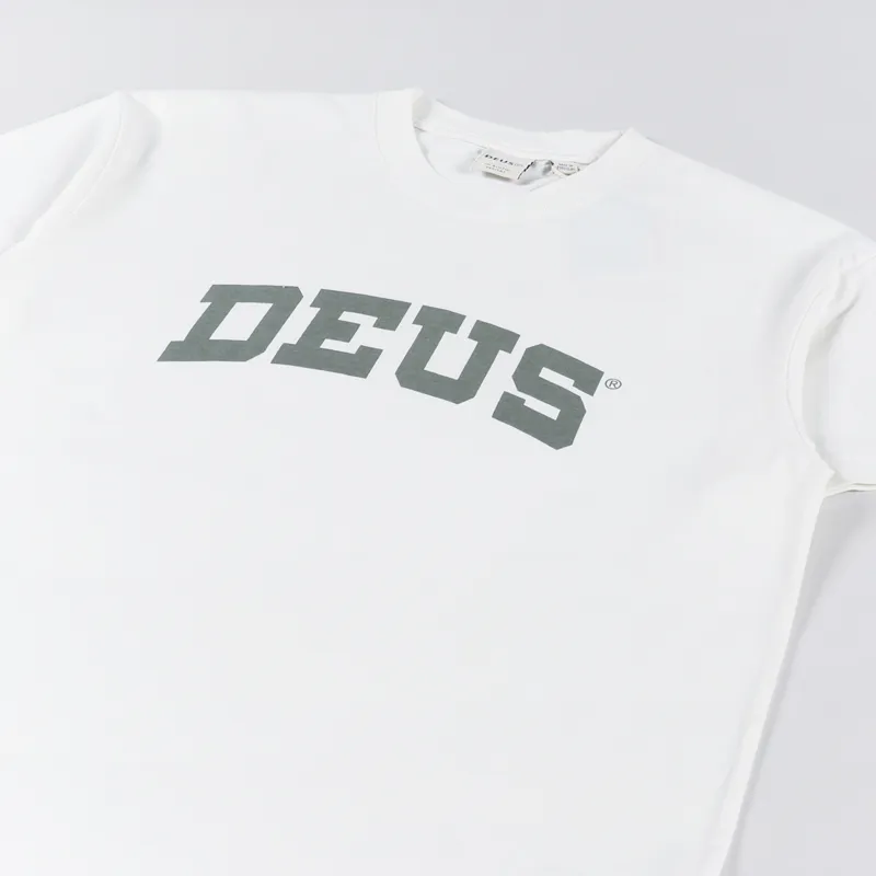 Deus Ex Machina Womens Revolution T Shirt Vintage White-5