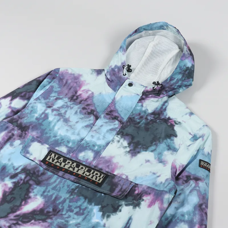 Napapijri Rainforest Freestrider Jacket Blue Tie Dye-2
