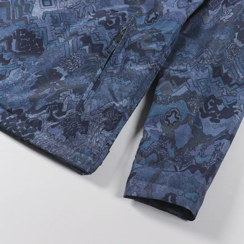 Napapijri Rainforest Winter Pocket Print Jacket Blue AOP-4