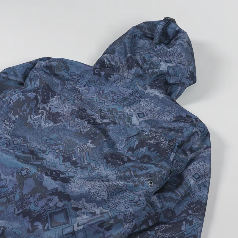 Napapijri Rainforest Winter Pocket Print Jacket Blue AOP-3
