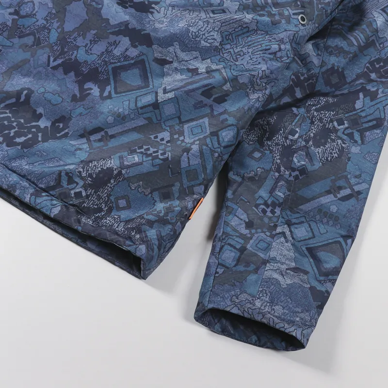 Napapijri Rainforest Winter Pocket Print Jacket Blue AOP-7
