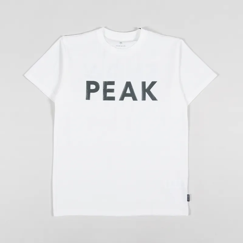 Snow Peak Reflective Print T Shirt White-1