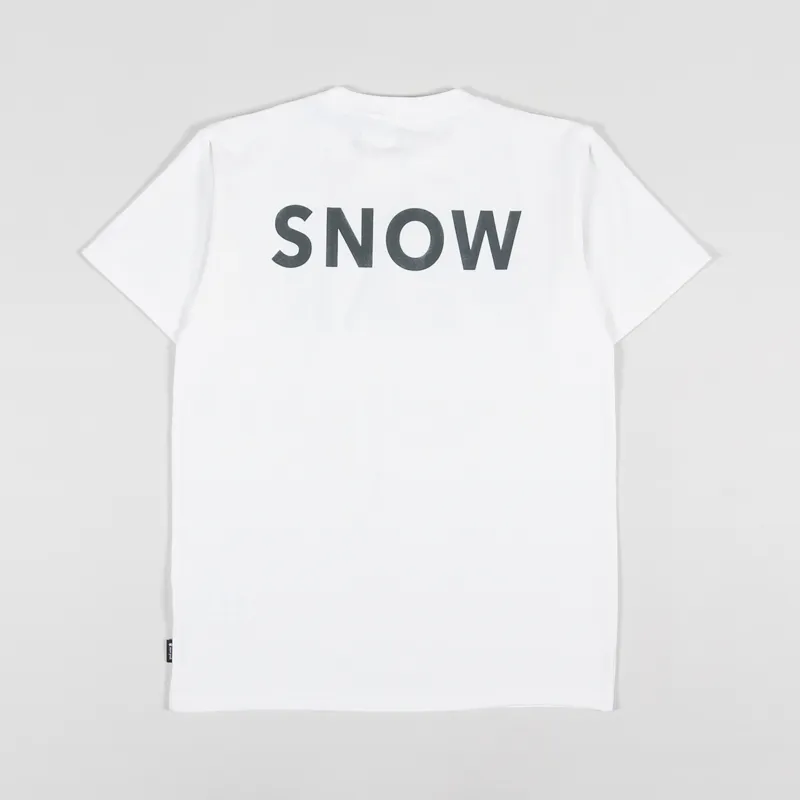 Snow Peak Reflective Print T Shirt White