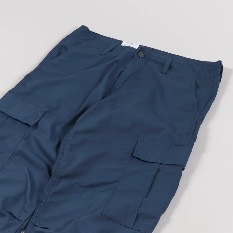 Carhartt WIP Regular Cargo Pant Admiral Columbia Ripstop-6