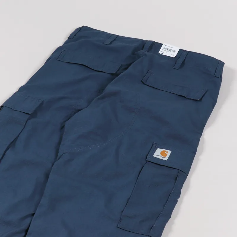 Carhartt WIP Regular Cargo Pant Admiral Columbia Ripstop-7