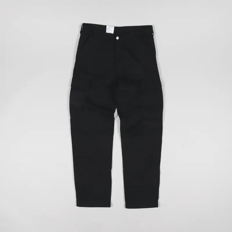 Carhartt WIP Regular Cargo Pant Black Moraga Twill-1