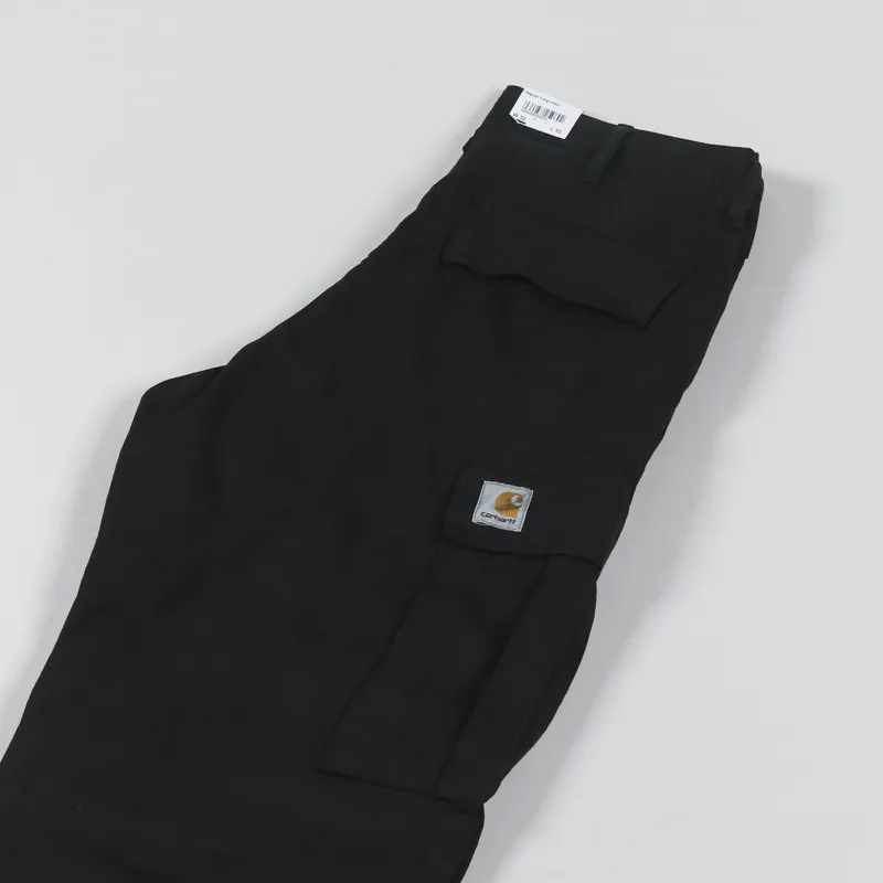 Carhartt WIP Regular Cargo Pant Black Moraga Twill-6