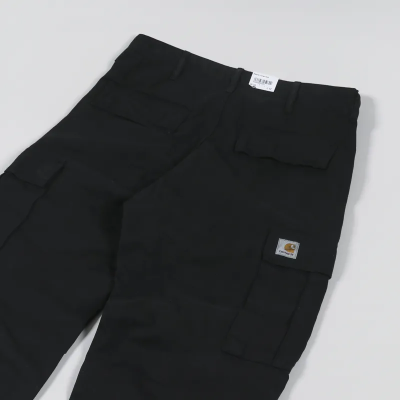 Carhartt WIP Regular Cargo Pant Black Moraga Twill-5