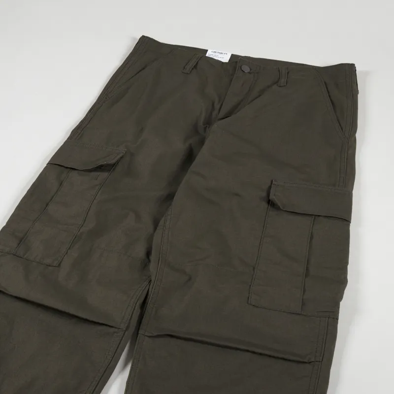 Carhartt WIP Regular Cargo Pant Cypress Rinsed Columbia Ripstop-5
