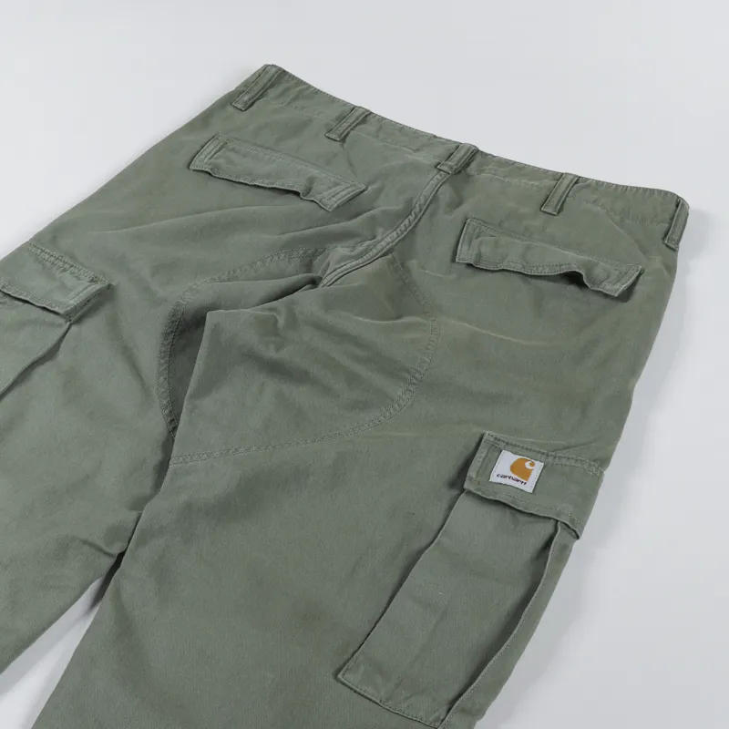 Carhartt WIP Mens Regular Cargo Pants Dollar Green Moraga Twill